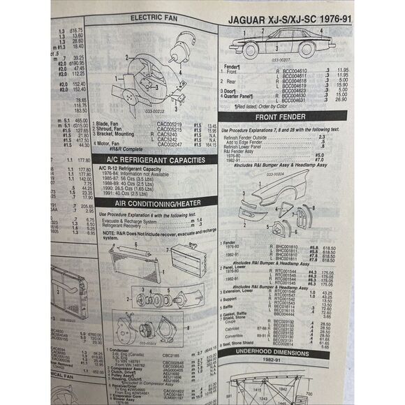 Mitchell Collision Estimating Guide Imported European BMW Feb 1996 Vol. 37/2 - Picture 6 of 8